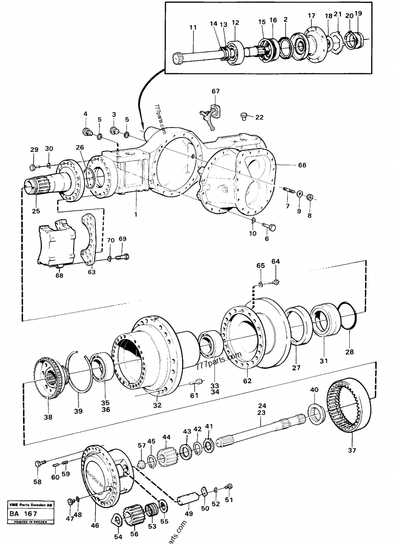 Drive shaft - Articulated Haulers Volvo A20 | 777parts.com Drive shaft - Articulated Haulers Volvo A20 | 777parts.com