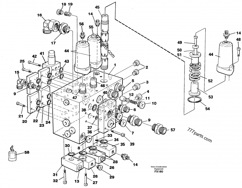 VOE 14024363 Tube Plug - 14024363 - Volvo spare part