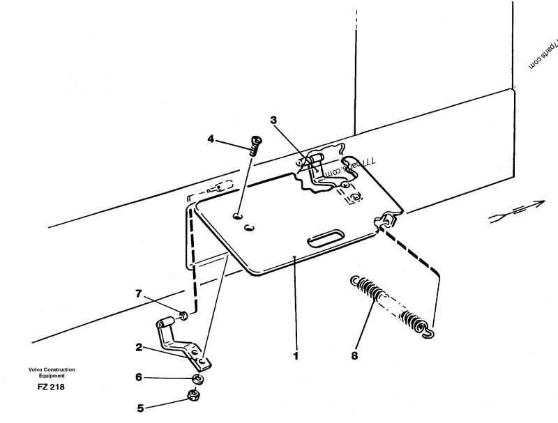 VOE 14251235 Hatch - 14251235 - Volvo spare part | 777parts.com