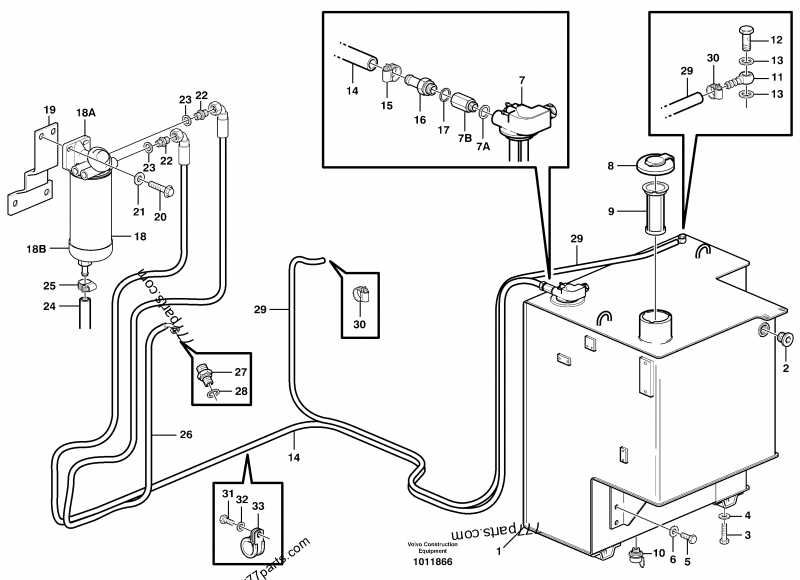 VOE 14375763 Fuel level sensor - 14375763 - Volvo spare part