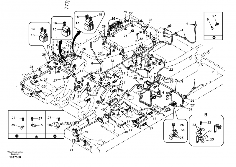 VOE 14501544 Wire harness - 14501544 - Volvo spare part | 777parts.com