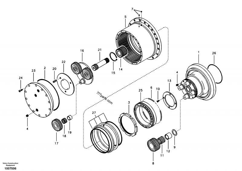 VOE 14505079 Sealing Kit - 14505079 - Volvo spare part