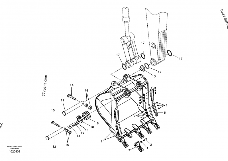 VOE 14538013 Plate - 14538013 - Volvo spare part | 777parts.com